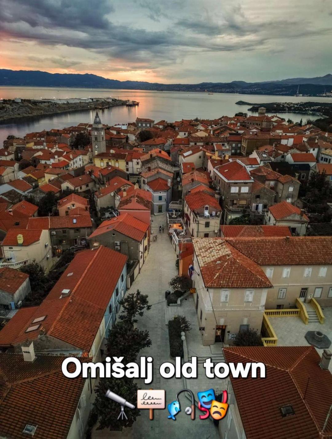 Villa Nevera Omisalj Bagian luar foto